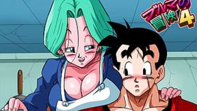 Asian MILF Bulma cheats on Gohan with amazing bj and anal