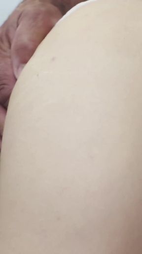 Cuckold Watches Big Black Dick Fucking His Girl's Ass!