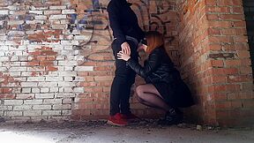 Fucking Guys Ass In An Abandoned Building (pegging)