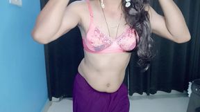 Stepmom satin bra panty ko pahan ke mje kiya