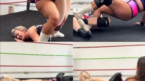 Nadia vs Chardonnay (Boston crab, figure four leg locks and submissions)