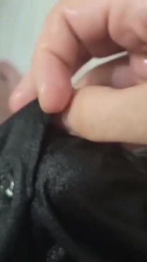 Piss Play and a Huge Cumshot Through Boxers POV