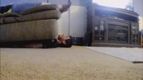 Slave Crushed Under Couch
