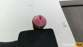 BIGGEST CREAMPIE EVER With My Fleshlight - MASSIVE CUMSHOT