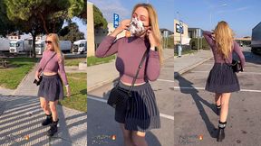 continuant avec ma journee de mercredi, m exhibant en public sur l aire d ...