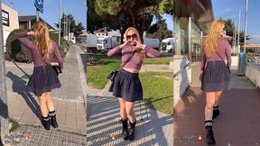 continuant avec ma journee de mercredi, m exhibant en public sur l aire d ...