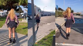 continuant avec ma journee de mercredi, m exhibant en public sur l aire d ...