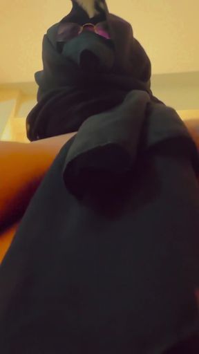 Hijabi Muslim stepmom entered into stepson's room &amp; sees him masturbating, then helps him cum, but accidently stepson&hellip;   Clip 2