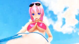 【SEX-MMD】Miku & Luka - Pondesuten (Yuri)【R-18】