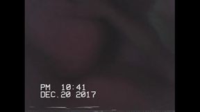 Grabando a mi novia con luces de discoteca