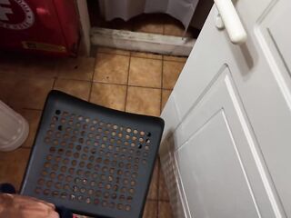 StepSon Cums in StepMoms snatch in the Shower. Little rascal