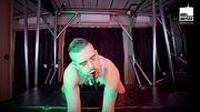 Muscular Axel Abysse Fisted His Own Ass Before Riding Dildo