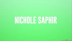 Tattooed bombshell Nichole Saphir takes it all