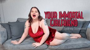Your Immortal Girlfriend - Your Girlfriend Sydney Screams Confesses They're a Vampire and Gives You the Chance for Eternal Life - Vampire, Biting, Fangs, GFE, Transformation - HD 1080 WMV