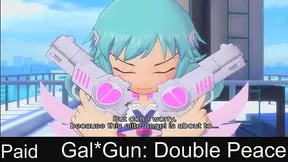 Steamy Anime Shooter Gal*Gun – Double Peace - Game Girls Get Steamy Action