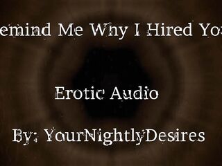 Interview Part 2 Why Did I Hire YOU? [Thrashing] [Kissing] [Office Sex] (Erotic Audio for Chicks)