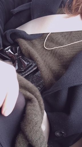 Secretely Jerked off in the Back of the Uber