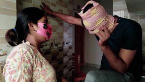 Elder Step-stepsister Teach Sex Her Step-stepbrother in the Kitchen