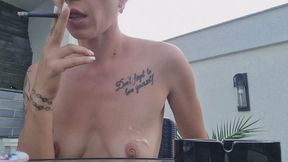 DEEP CHEST COUGHS, CHAIN SMOKING & SALIVA ON MY BREASTS