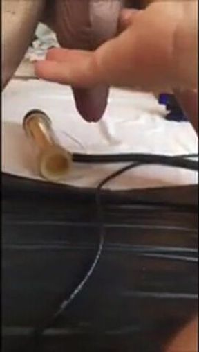 Milking My Big-Cock Stud with a VENUS 2000