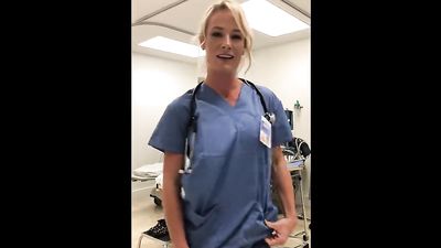 MILF Nurse gets Fired for Showing Pussy (nurse420 on Camsoda)