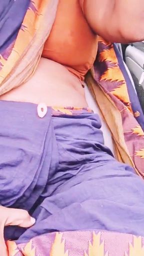 Sexy maid name of Rangi car sex and pissing, telugu DIRTY  talks.   Clip 2