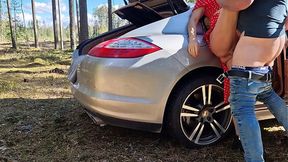 Catched Up Fucking In The Woods