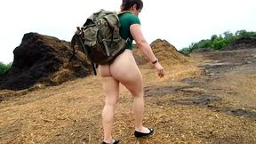 thong leotard camping trip