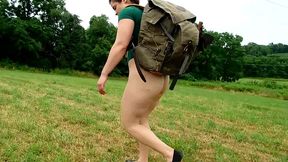 thong leotard camping trip