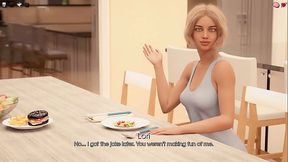 My Pleasure 3 - Lori Kissing first time Julian in Park then in her bed and Julian watching Daphne'_s shower