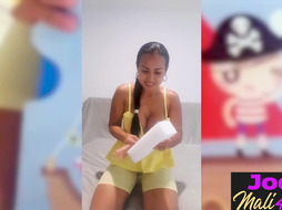 Big tits teen tries new big sex toy