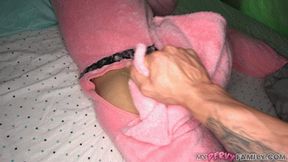 Pink Onesie Butt Flap Fiasco With Stepmom - Mp4 4K