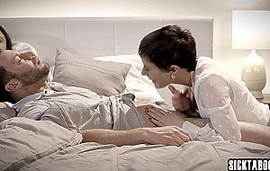 Guy fucked horny big ass MILF Olive Glass in front of his helpless wife