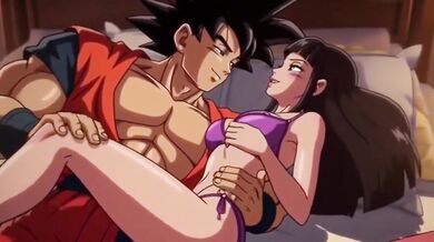 Goku rips his stepmom raw deep inside her fertile womb