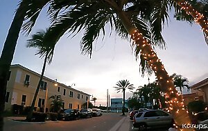 Petite Gets Stranded On The Beach And Has No Where To Stay