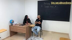 Fucking The New Substitute Teacher - Sarah Black