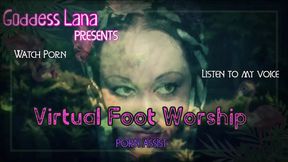 AUDIO ONLY - Virtual foot worship