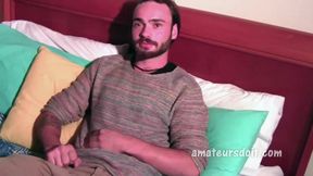 AmateursDoIt - Fur Covered George wanking meaty chisel at auditions