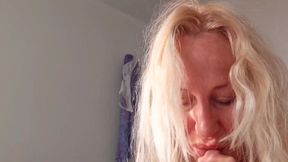 Amateur Blonde Wife Enjoys Sex