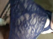 goth pawg tease- showing off my big phat assp