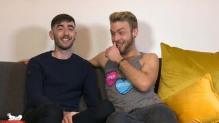 Frankie takes Gabriels thick cock in 4 ass-pounding positions