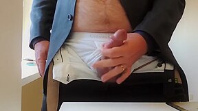 Office Masturbation And Cumshot