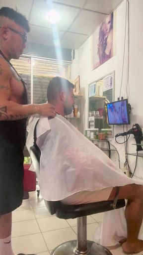 Fucked by a Barber
