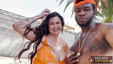 Busty Horny Brunette Josie Jaxxon Gets Her Pussy Fucked By Rome Major!
