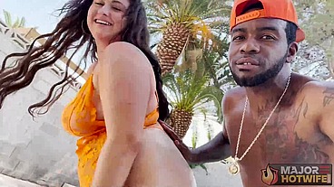 Busty Horny Brunette Josie Jaxxon Gets Her Pussy Fucked By Rome Major!