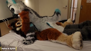 Naughty Husband Plays With Her Little Wife - Dildo Playing And Mursuit - Maho &amp; Xytan