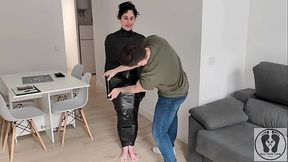 BTS PREPARATION MILF BONDAGE RESTRAINTS FILM EMBALMING