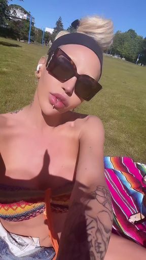 Cadence Caliber dick slip in the park