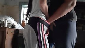 Abandoned house mutual masturbation leads to simultaneous orgasm