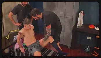 Latin DILFs Bareback Twink Bautista with Intensity